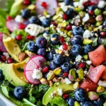 Blueberry Pistachio Spring Salad