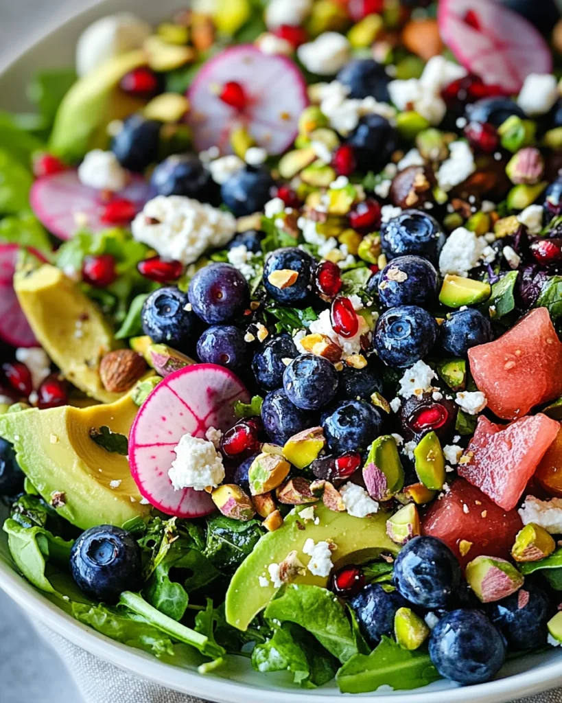Blueberry Pistachio Spring Salad