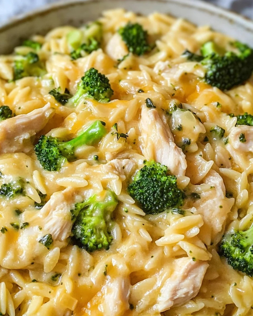 Cheesy Chicken Broccoli Orzo The Ultimate Comfort Dish Cheesy Chicken Broccoli Orzo The Ultimate Comfort Dish