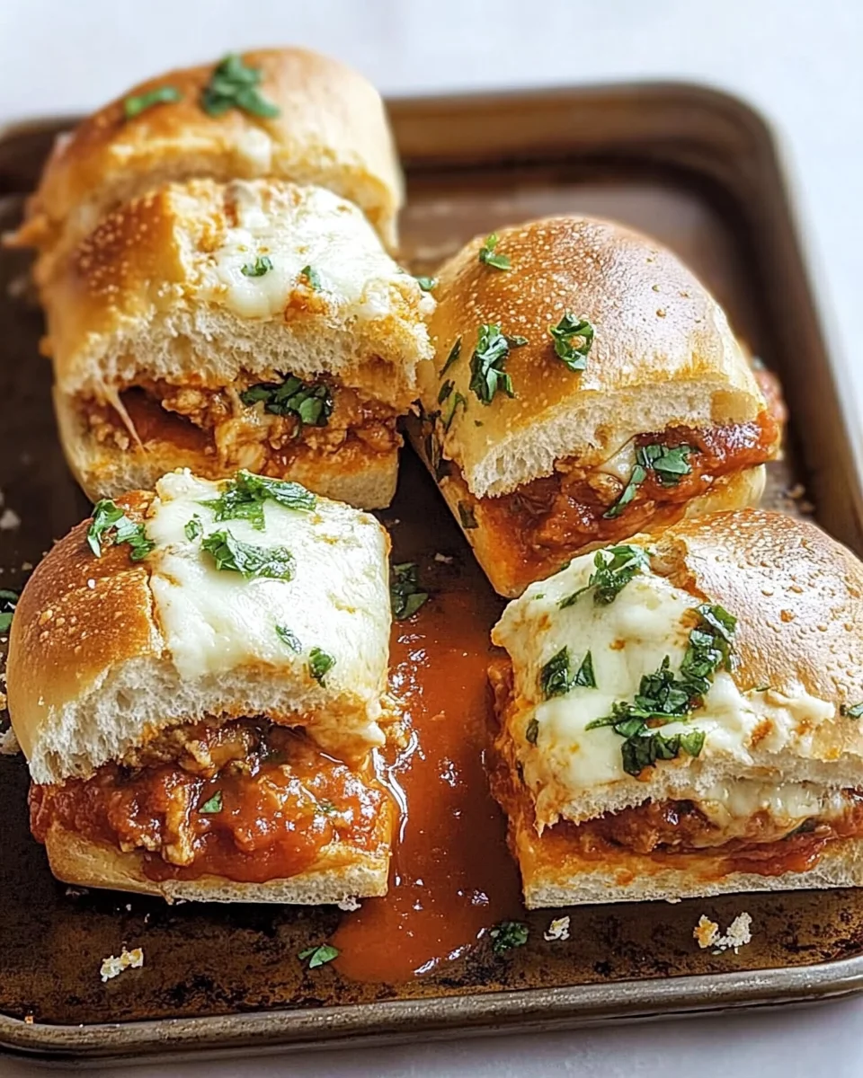 Chicken Parmesan Sliders