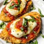 Crispy Healthy Chicken Parmesan - Air Fryer Recipe