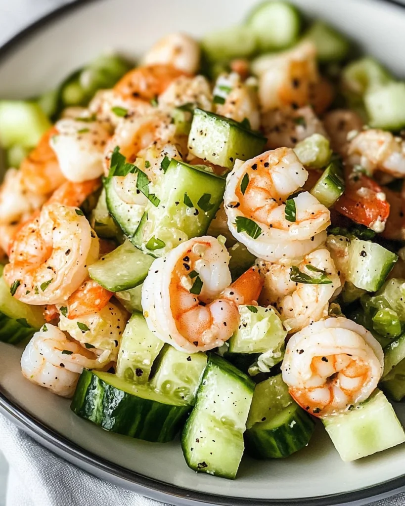 Cucumber Shrimp Salad