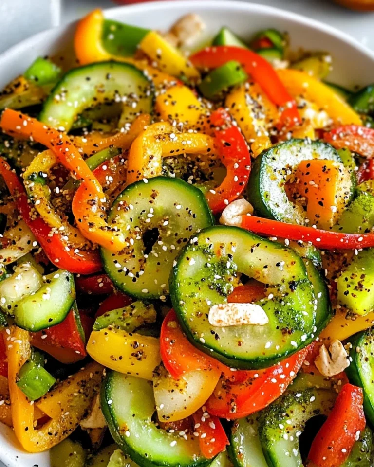 Cucumber and Sweet Pepper Salad