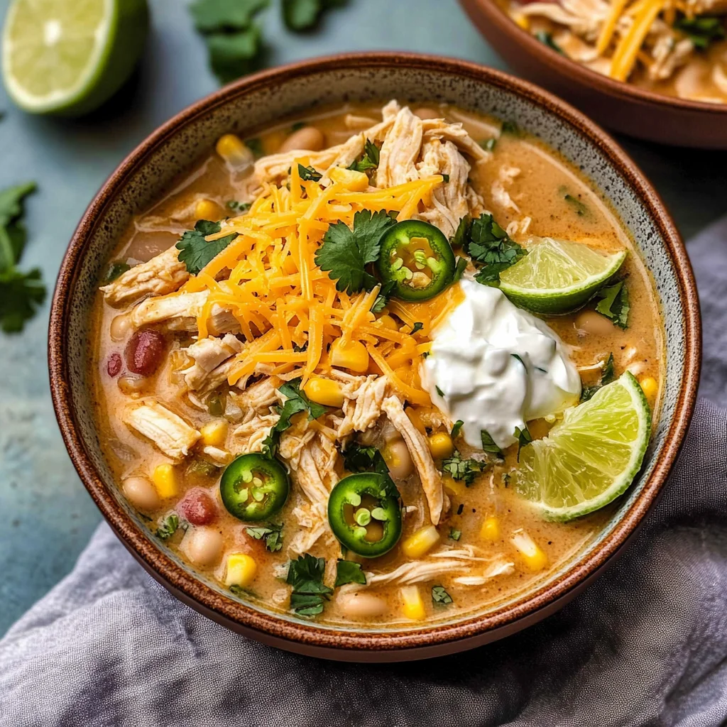 Easy White Chicken Chili Recipe (Stovetop or Crockpot)