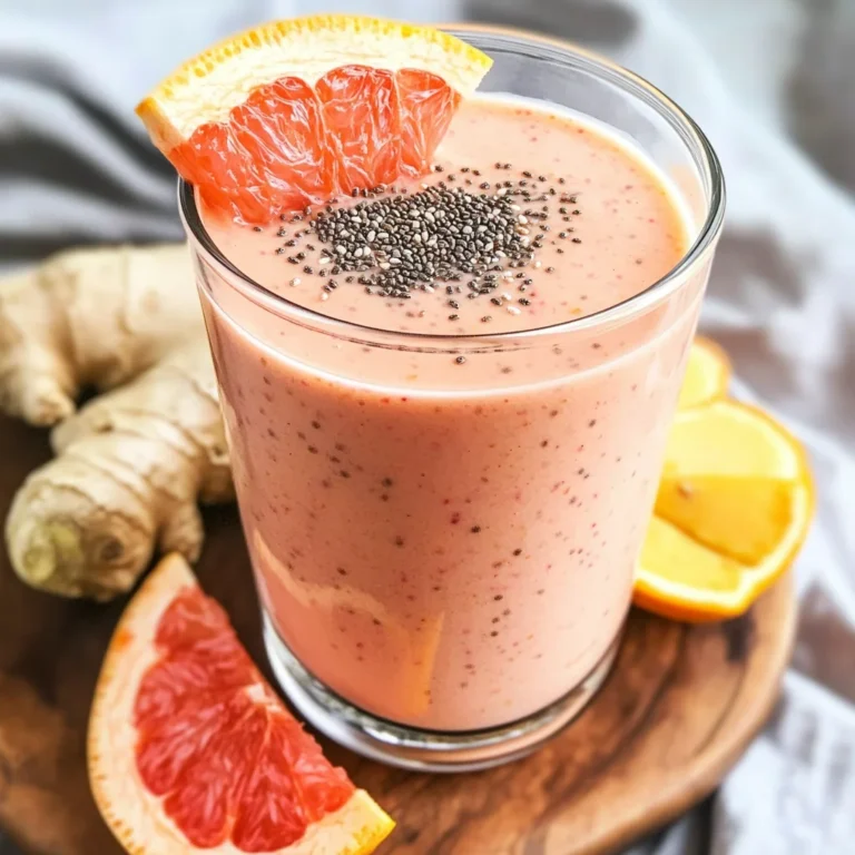 Grapefruit Ginger Smoothie
