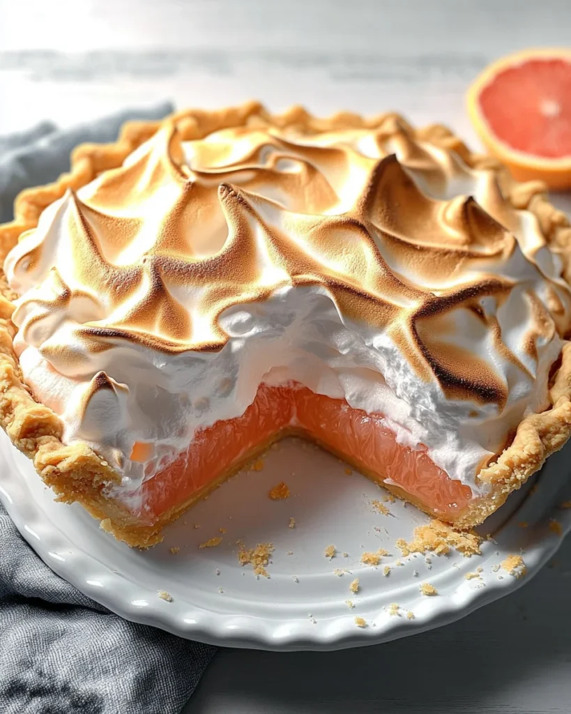 Grapefruit Meringue Pie