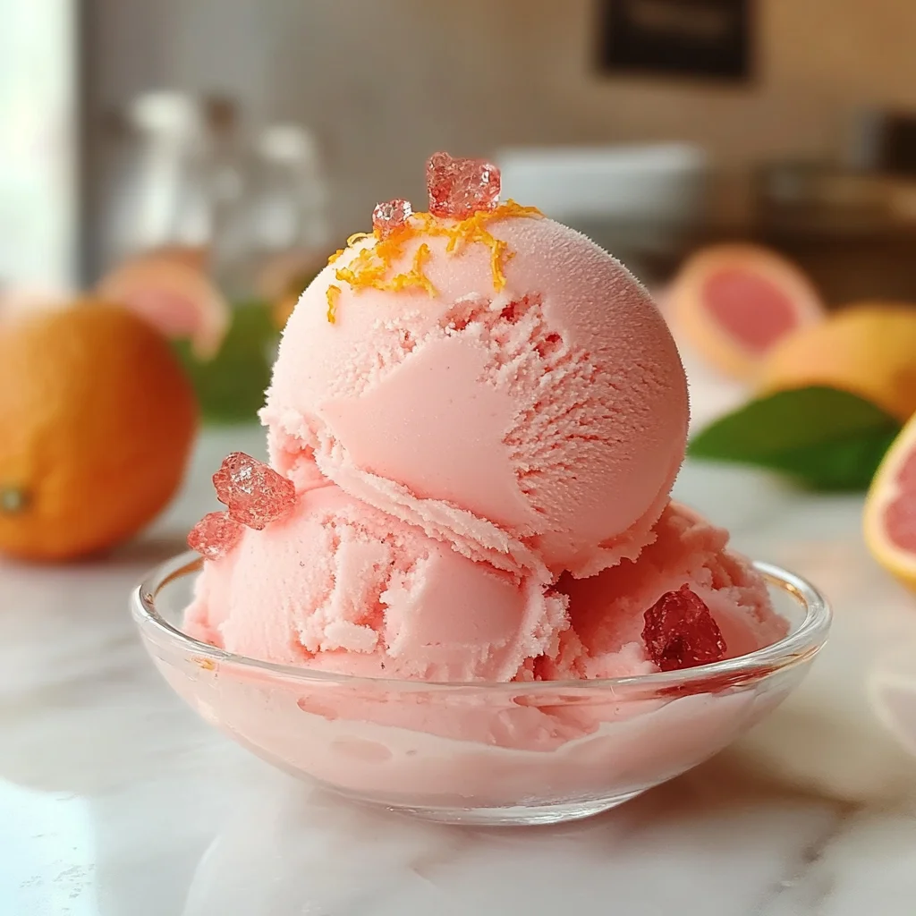 Grapefruit Sorbet Recipe
