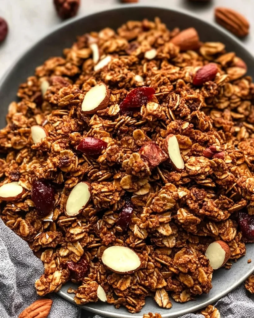 Holiday Gingerbread Granola