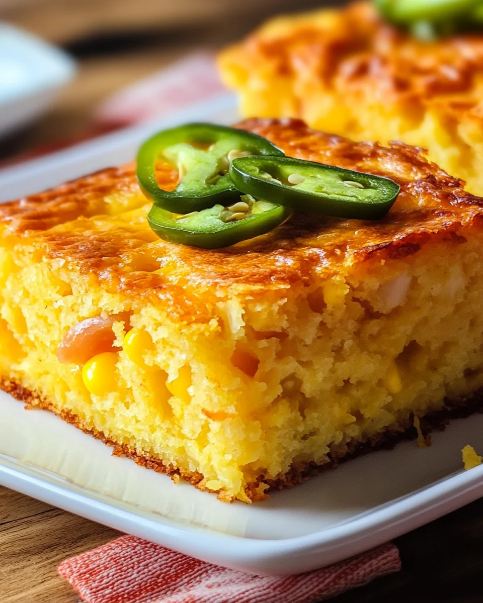 Jalapeño Cheddar Cornbread Recipe - Easy & Spicy Bread