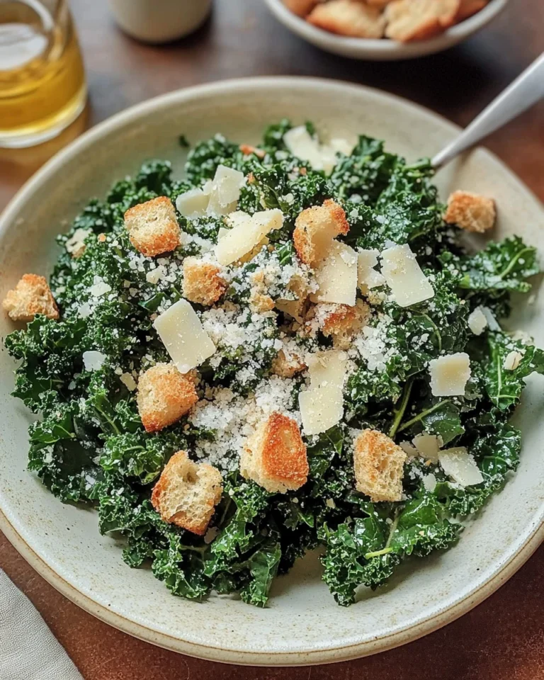 Lemony Parmesan Kale Salad