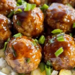 Pineapple Teriyaki Chicken Meatballs