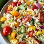 Rainbow Orzo Salad