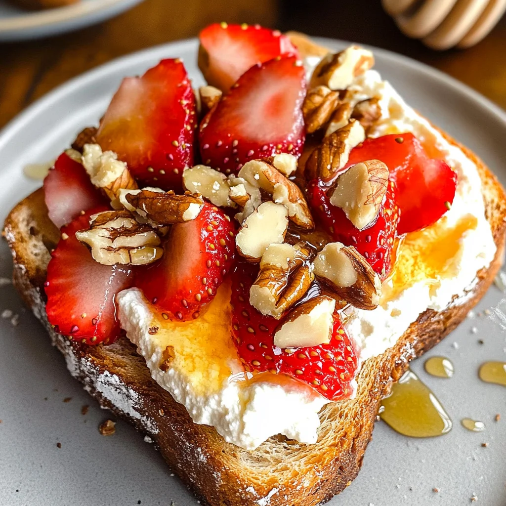 Ricotta Honey Toast