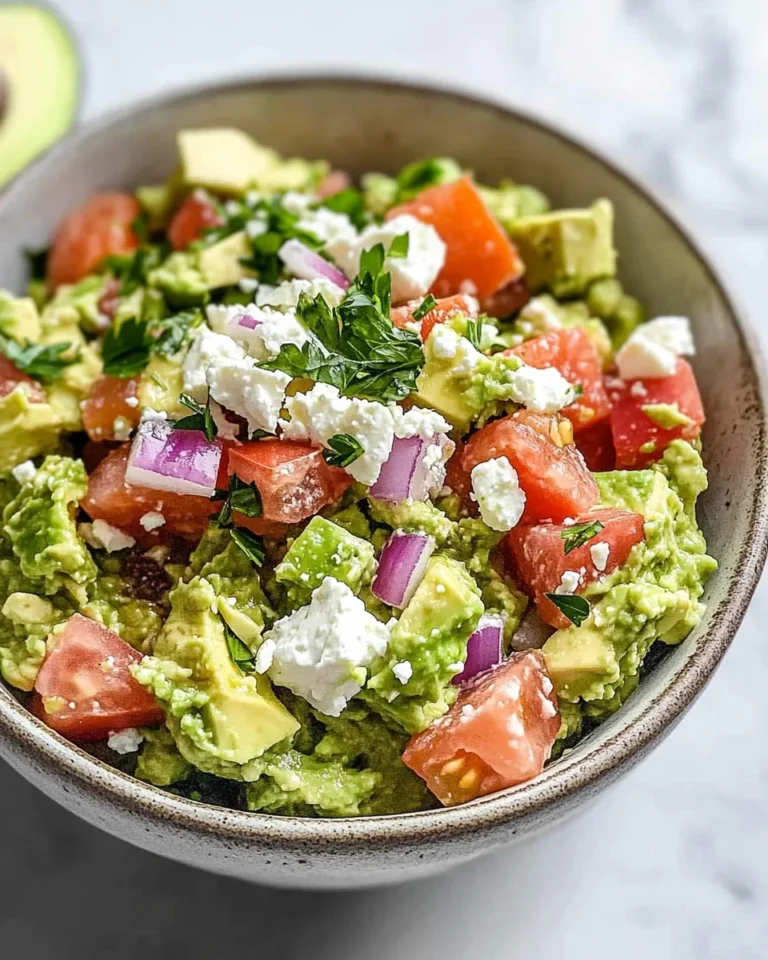 Seriously Addicting Avocado Feta Dip