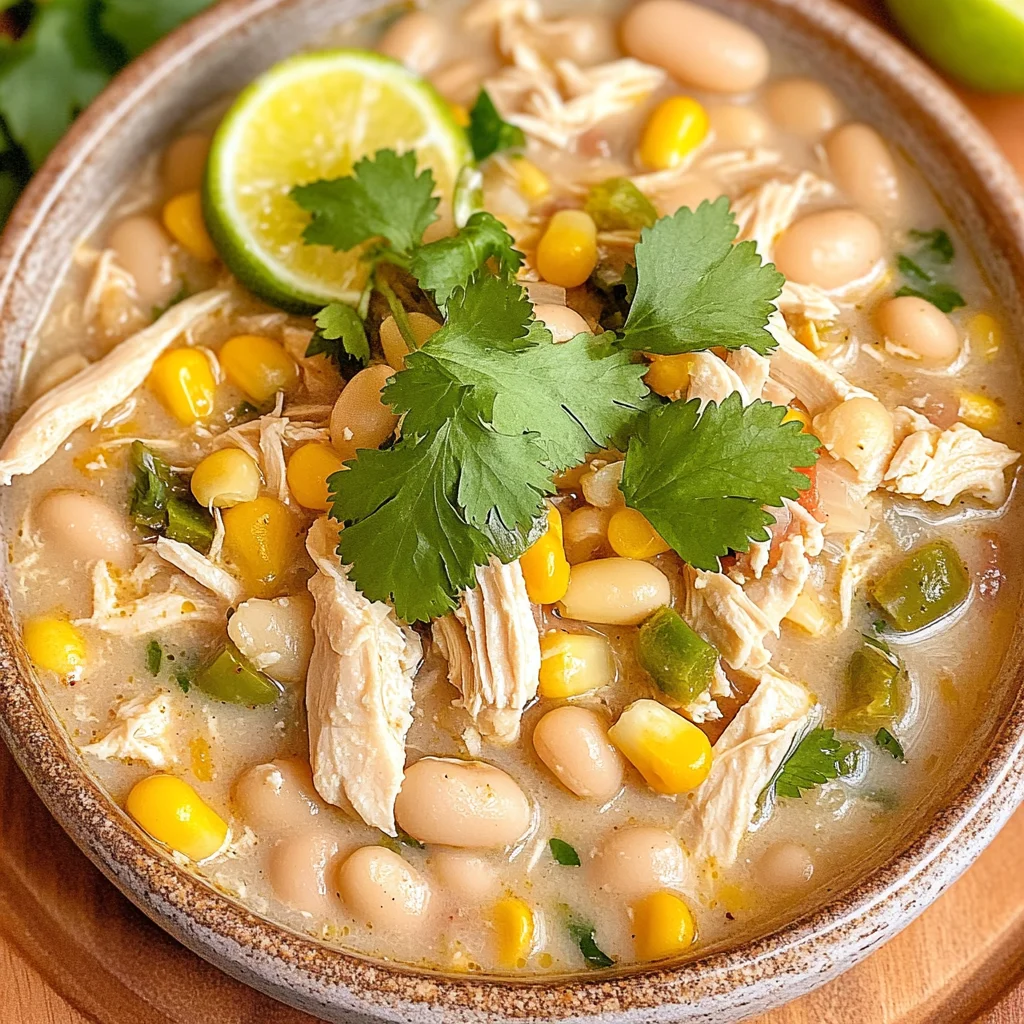 Slow Cooker White Chicken Chili Recipe