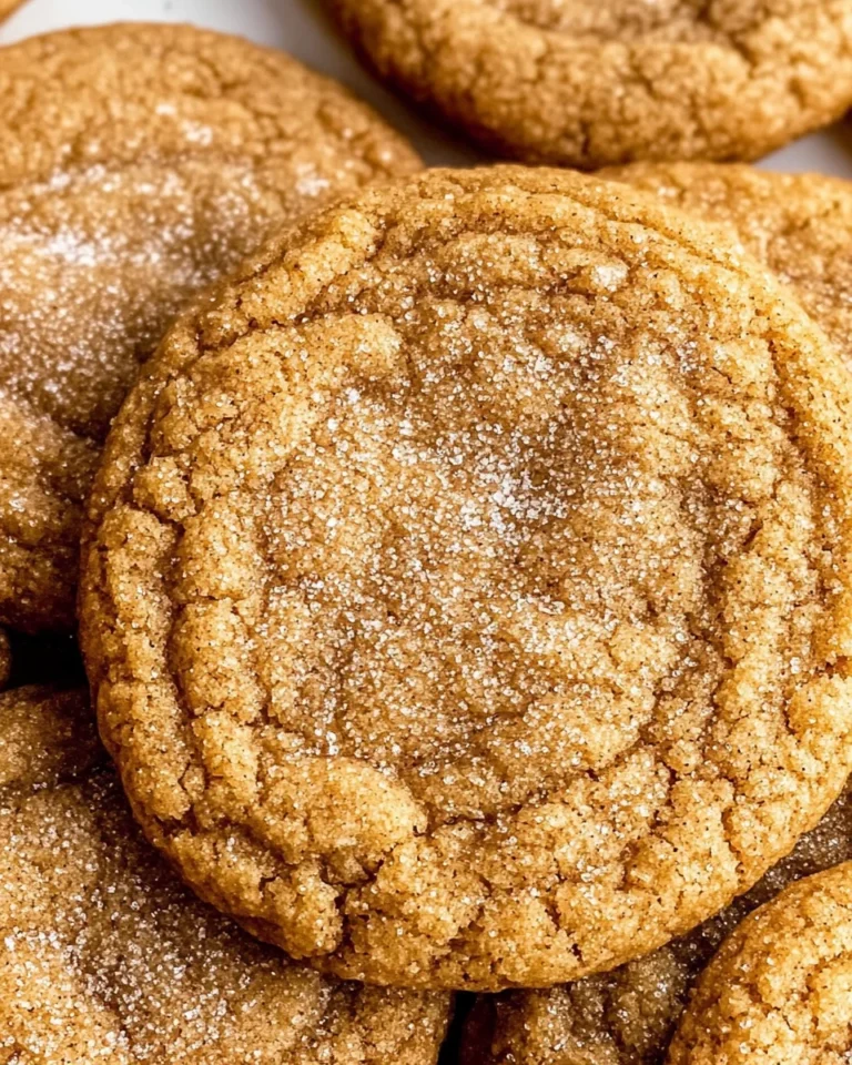 Soft Batch Apple Cider Gingersnap Cookies