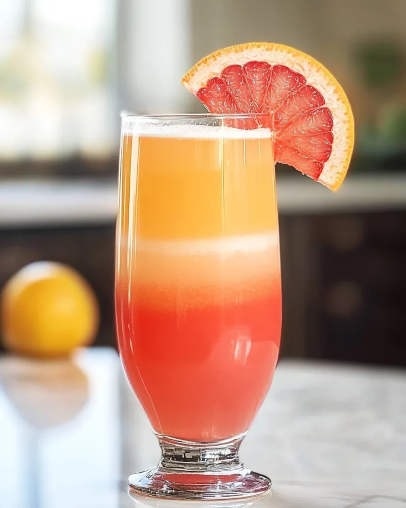 Sunrise Grapefruit Cocktail