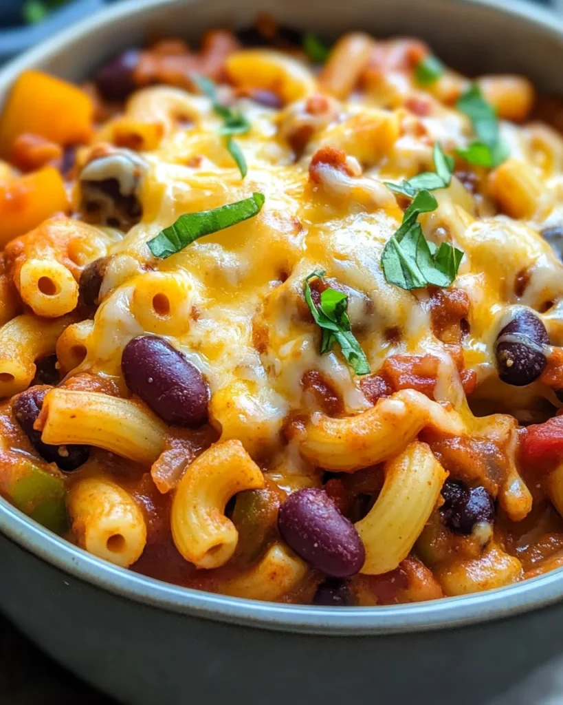 Vegetarian Chili Mac