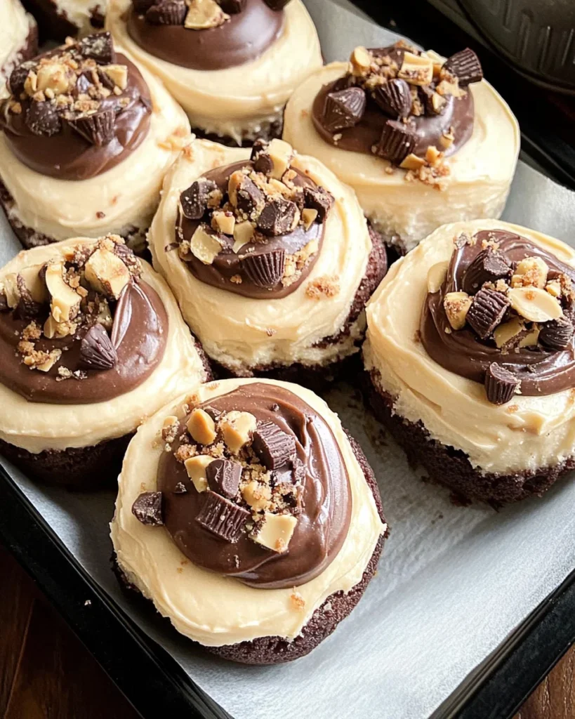 chocolate peanut butter sweet rolls